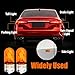 Lanuovx 194Amber Bulb 100 Pack Automotive Brake Light,T10 168 2825 Amber RV Camper Turn Signal Bulb,12V3W W5W Taillight Panel Light Replacement for Cars,Trucks,SUVs