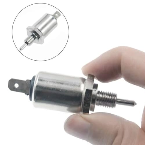 ZAMDOE M138477 Vergaser-Kraftstoffabsperrmagnet 21188-2011 für Kawasaki FD590V FD671D FD711D FD731V FD750D FH451V FH500V FH531V für John Deere X475 Lt180 Lx277 X520 X540 X700 X710 Z840 GX325 GX345