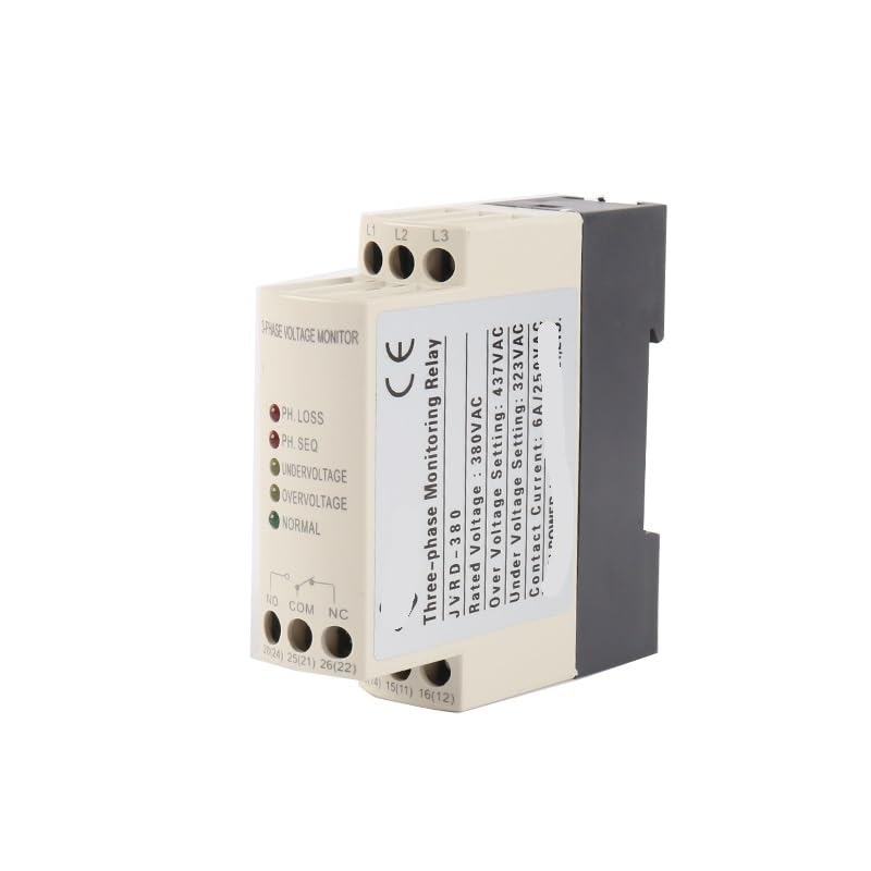Relais de surveillance de tension triphasé JVRD-380 protection phase coffret électrique JVRD-440