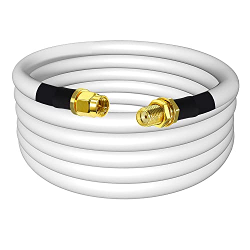 SMA 延長 ケーブル 5D-FB TUOLNK SMA オス SMAメス 同軸 ケーブル 16.4ft(5M)for CDMA GSM 3G 4G LTE WiFi アンテナ RF 同軸 ケーブル