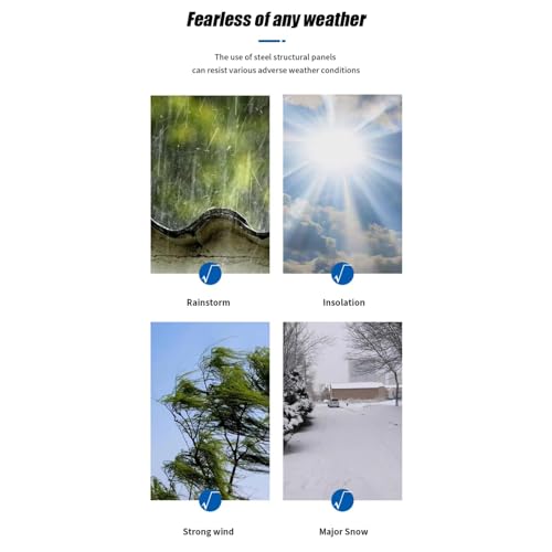 Modern Foldable Mobile Tiny Home Prefab House Folding Prefabricated Home with 3 Bedroom Full Equipped Bathroom Kitchen Container House for Adults Living Steel Frame Hotel Room - Image 6