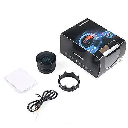 Dyno Racing 2 Inch 52Mm 12V Car Digital Voltmeter Volt Gauge Meter 20 Led Black 7.5-20V Volts Volt Car Meter #TOP6