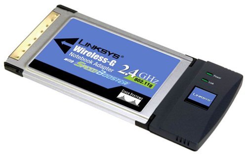 Linksys Wpc54Gs Wireless-G Notebook Laptop Adapter With Speedbooster #TOP16