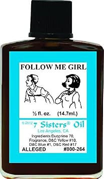 INDIO 7 Sisters Of New Orleans Perfumed Anointing Oil - FOLLOW ME GIRL 1/2oz