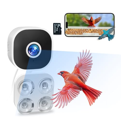Vigytek Smart Bird Camera with Glass Suction Cup