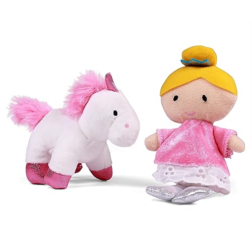 Image of GUND Baby Princess Castle 5-Piece Sensory Plush Toy Playset for Babies