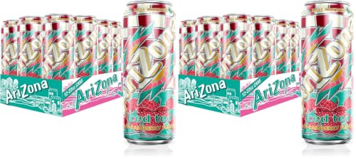 Image of Arizona Raspberry Tea - Big Can 22 Fl Oz (24 Pack)