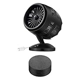 kowaku Mini campana extractora Campana Extractora portátil filtro desmontable silencioso, campana extractora de ventilador de cocina para encimera para olla