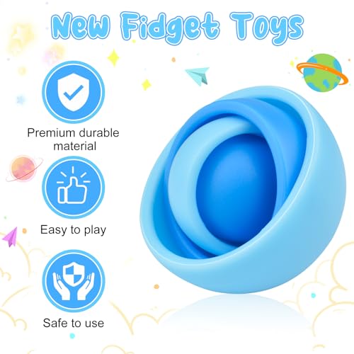 Image of Fidget Toys Adults, Fidget Spinner for Kids, Teens Gift Ideas for Boys 8-12 Party Favors Classroom Prizes, ADHD Autism Stress Relief Finger Toys