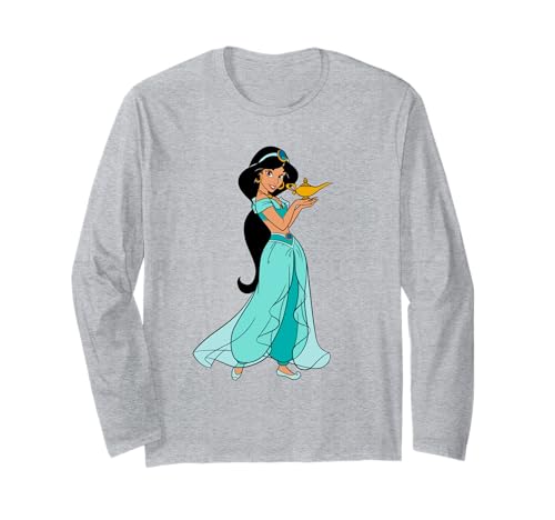 Disney Aladdin Princess Jasmine and Magic Lamp 90s Camiseta Manga Larga