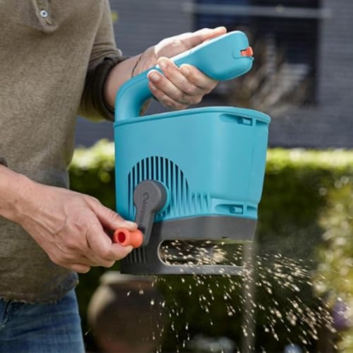 Esparcidor manual para semillas y fertilizante de césped miniatura 2