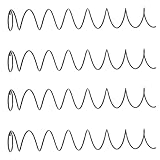 RUNROTOO 4pcs Compression Spring for Shelf Pusher, Vending Machine Replacement Parts for Soda Can Organizer in Retail and Commercial Displays