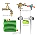 Hourleey 2 Pack Impact Lawn Sprinklers for Yard, Heavy Duty Water Sprinkler Head with Aluminum Alloy Spike Base, Adjustable Pulsating Sprinkler for Large Area Lawn Patio Garden
