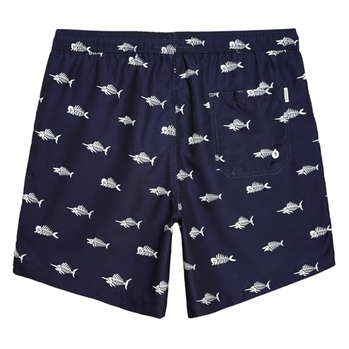 Image of maamgic Mens Slim Fit Swim Shorts Swim Trunks 7 inch Quick Dry Mens Bathing Suits with Mesh Lining