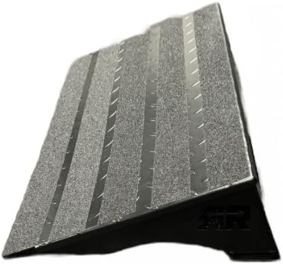 Ripped Ramp Squat Wedge with Resistance Band Compatibility for Classic Squats Pendulum Squats Calf Raises Hamstring Stretches and More