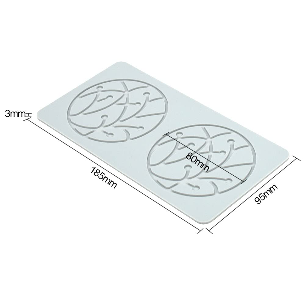 Stampo Pizzo Per Torte In Silicone - Per Decorazione Fondente, 3 Forme Colonna/Goccia - Foto 4