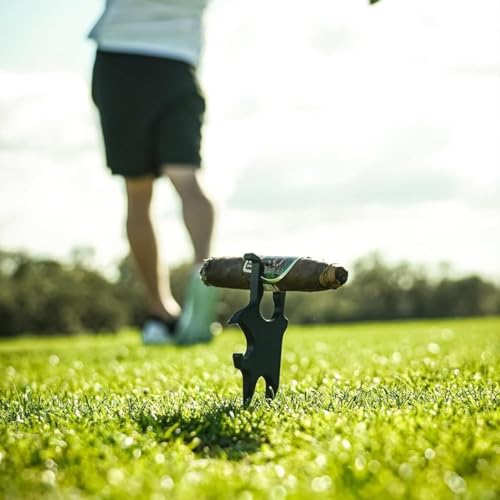 3-in-1 Golf Cigar Holder Divot Tool, Multi-purpose Golf Tool, Magnetic Cigar Holder for Golf Cart, Cigar Clamp, Beer Shotgun Opener, Divot Tool and Ball Marker(3pcs) - Image 3