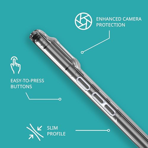 tech21 Evo Clear case for Google Pixel 8 Pro - Impact Protection Case - Slim Fit - Transparent - Image 3