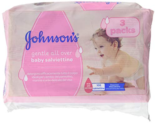 Johnson's Baby Gentle Cleansing Triple Pack Wipes 56 per Pack by Johnson's