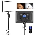 Dazzne D50 Keylight Video Conference Lighting with Wireless Remote, Webcam Lighting LED Streaming Light, 15.4 Inches 45W 3000K-8000K 3600LM Dimmable 0-100% for Broadcast/Zoom Meetings/Tiktok