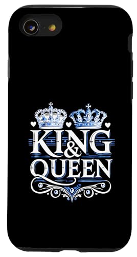 King and Queen ���C�����N���E�� �G���K���g ������ �J�b�v�� �X�}�z�P�[�X iPhone SE (2020) / 7 / 8 �p