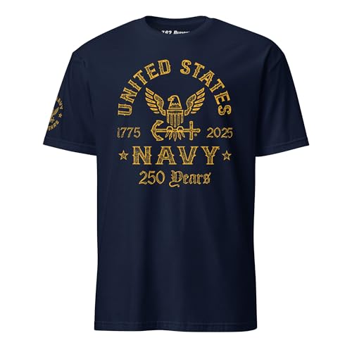 7.62 Design US Navy 250th Birthday T-Shirt Navy XL