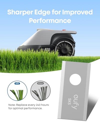 eufy Robot Lawnmower E15, Wire-Free with a Stable Signal, Hands-Free Auto Mapping, Accurate Obstacle Avoidance, Reliable Lawn Maintenance, 2-in-1 Mowing and Edge Trimming, 800 m² Coverage+Blade Set - Image 7