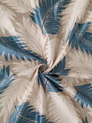 Image of Cortina Single Pcs Curtains for Window, Print Polyester Window Curtains for Bedroom, Kitchen, Kids or Living Room - Blue (115 cm x 150 cm)