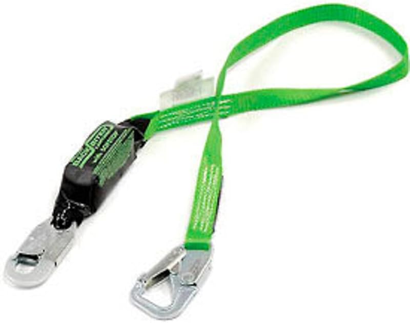 Miller Honeywell Safety Products by 913B/6FTGN Backbiter Tie Back Lanyard, Green