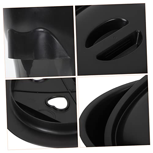 Cabilock 1 Set Potty Chair Accessories Portable Plastic Commode Elder Black #TOP3