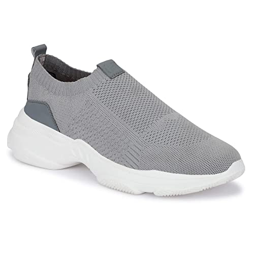 Image of HAUTTON Men's Stylish Light-Weight Breathable Sneakers | Casual Running Ultra Soft Socks Slip-On Padding Walking, Gym Shoes