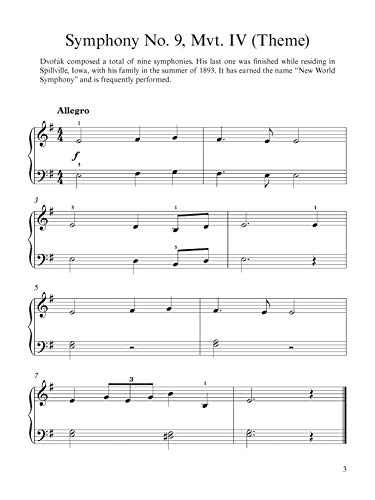 A First Book of Dvorák: For the Beginning Pianist with Downloadable Mp3s