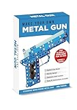 Coach House Partners Make Your Own Metal Gun Construction Set, DIY Stainless Steel Band-Firing Gun with Target
