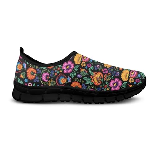 Image of Womens Slip On Walking Shoes Non Slip Loafer Breathable Holiday Travel Shoe Lightweight Casual Low Top Sneakers SizeUS 5.5-11.5