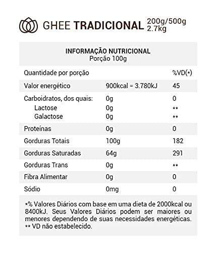 Ghee, Benni Alimentos Saudaveis, 500 G, médio