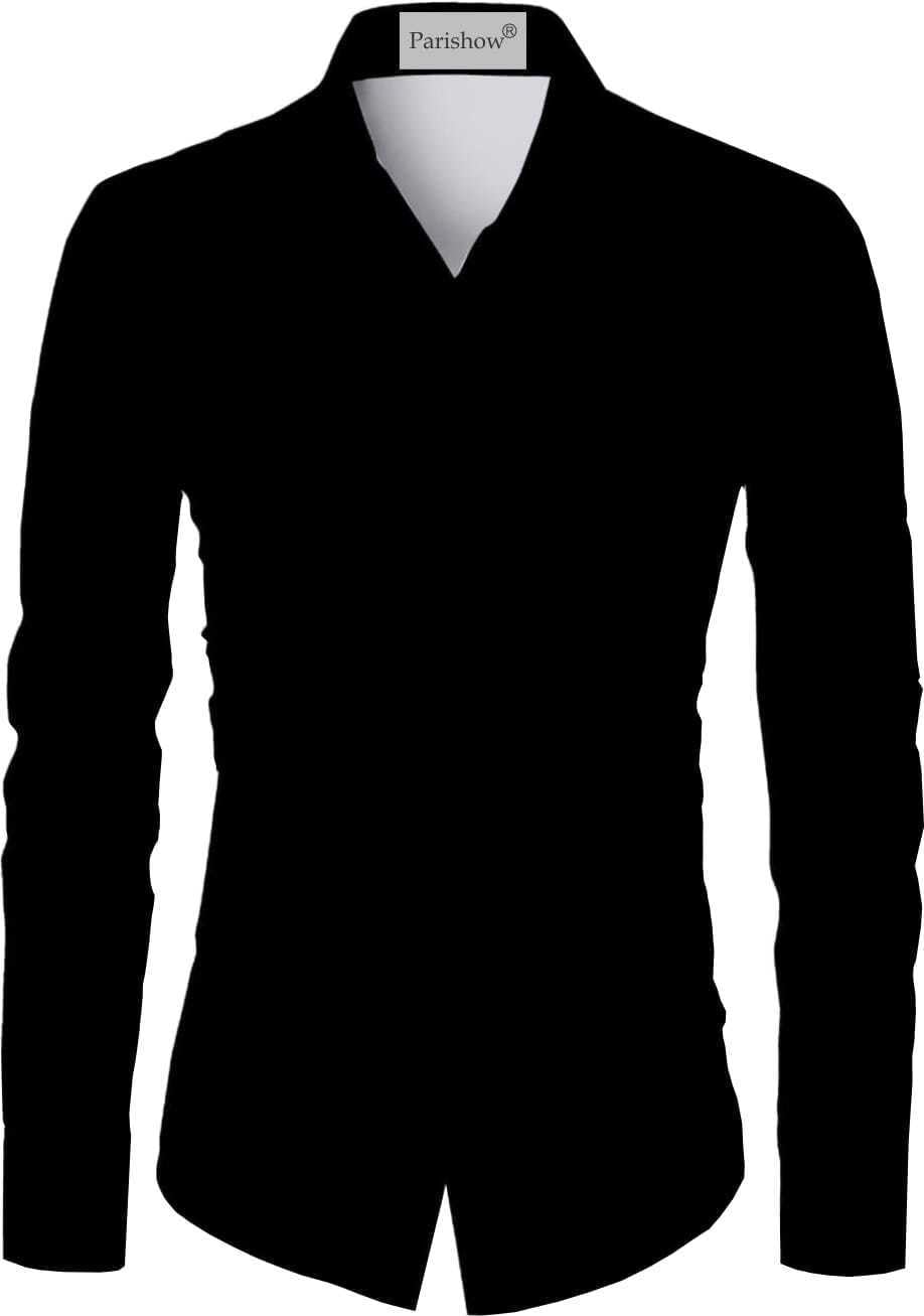 Polycotton Solid Shirt Fabric (Unstitched) PJE-FAB BlackLanC-1-image-49