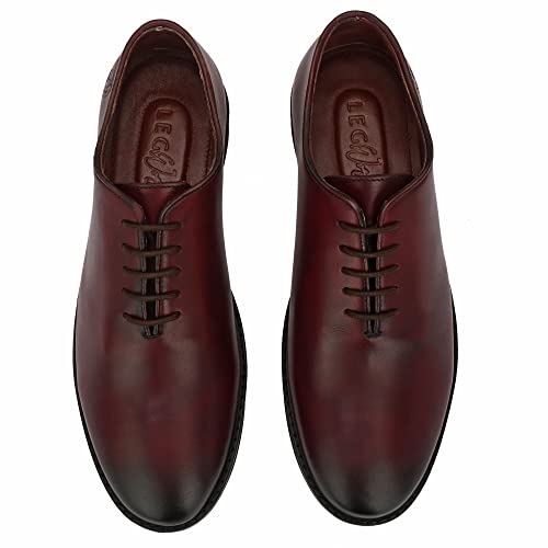 Image of Legwork Men's Leather Wholecut Oxford 2.0 Shoes for Men and Boys