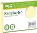 Produktbild RNKVERLAG 115061 - Karteikarten liniert 7 mm, gelb, DIN A6, 1 Packung à 100 Karten,