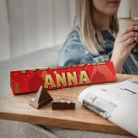 Personalised Toblerone Christmas Chocolate Gift Cover