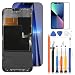 Produktbild LADYSON Display für 6,7 Zoll iPhone 13 Pro Max LCD-Bildschirm für iPhone 13 Pro Max A2643 A2484 A2641 A2644 A2645 LCD Display 3D Touch Screen Digitizer Assembly mit Werkzeug (Schwarz, Version TFT