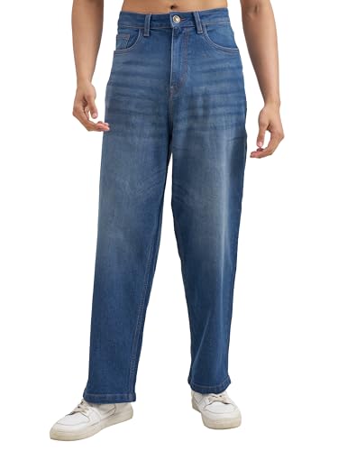 Image of Highlander Men's Straight Relaxed Fit Jeans | Stretchable | Everyday Comfort & Style| Jeans for Man|Premium Cotton Blend