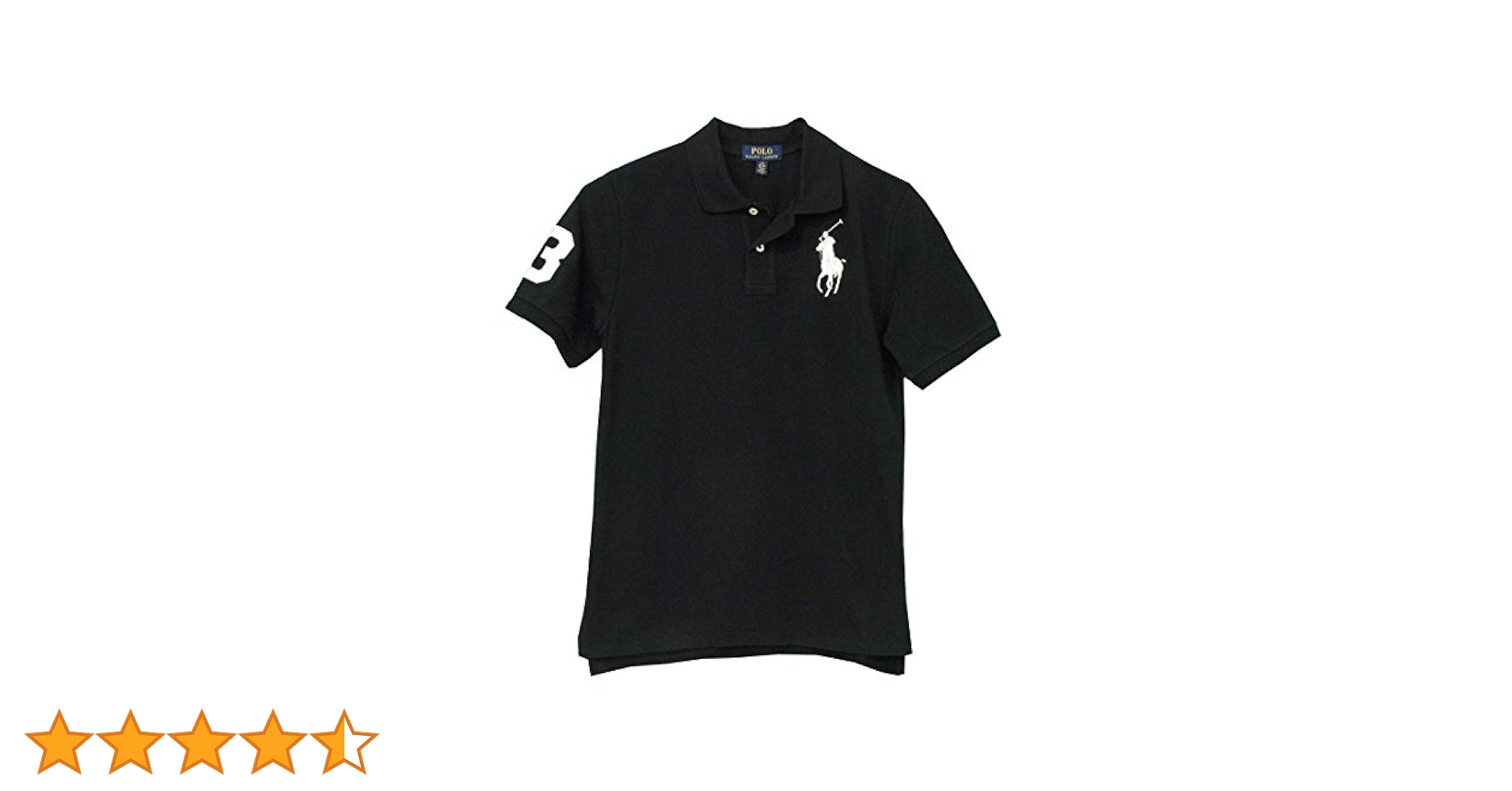 ラルフローレン ビッグポニー 鹿の子ポロシャツ 黒 USメンズL(JP：XL) Ralph Lauren - ビックポニー ポロ ラルフローレン 鹿の子 半袖