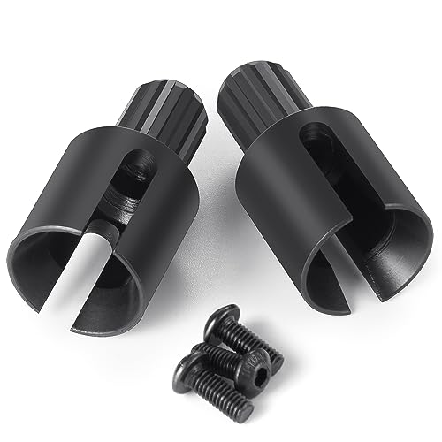 AXspeed 2-slots Design Drive Cup Metal Heavy Duty Drive Cup for 1/5 Scale TRX X-MAXX 8S 7754X Truck Upgrade