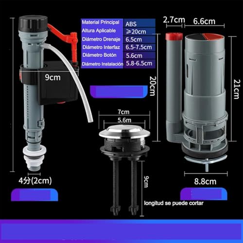 Kit para depósito de baño 8 Imagen adicional