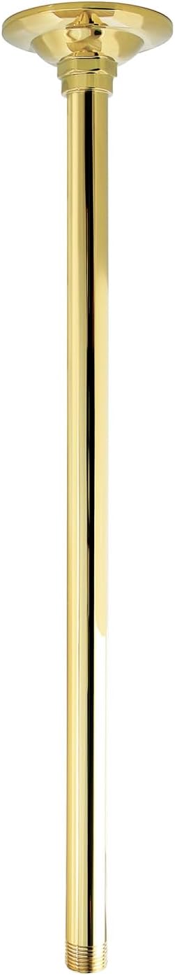 Kingston Brass K217A2 Designer Trimscape Showerscape 17-Inch Raindrop Shower Arm, Polished Brass