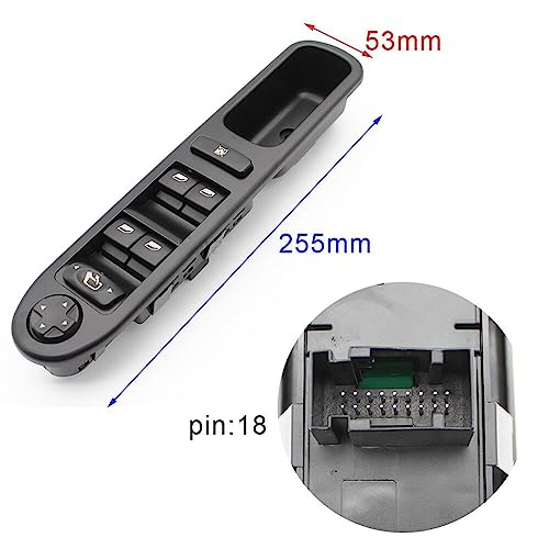 Commande lève-vitre Peugeot 207 commande vitre avant gauche - 4