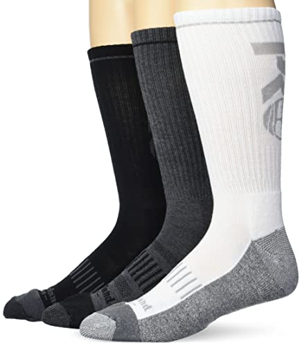 Timberland Pro Men's 3-Pack Crew Socks, Multi, Large #TOP20