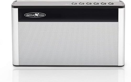Reflexion SB200 – kompaktes und portables Bluetooth-Radio mit FM-PLL-Tuner (20 Senderspeicher und Play/Pause-Titelwiedergabe, Skip Titel und Lautstärke)