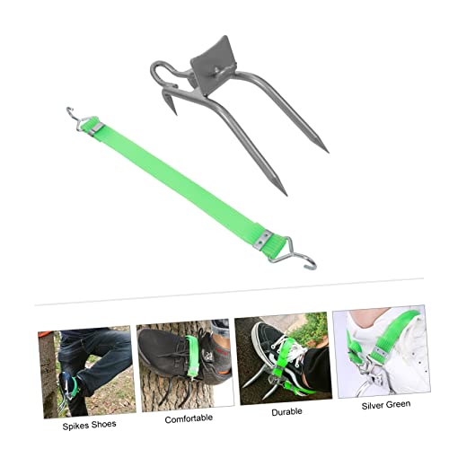 Milisten 1 Pair Tree Climbing Shoes Climbing Accessories Climbing Spikes Tree Climbing Stairs Pole Climbing Equipment Tree Climbing Tool Spikes Shoes