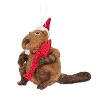 Abbott Mini-Strumpf Mit Schneemann – Handgefertigte Weihnachtsdekoration Aus Wollfilz